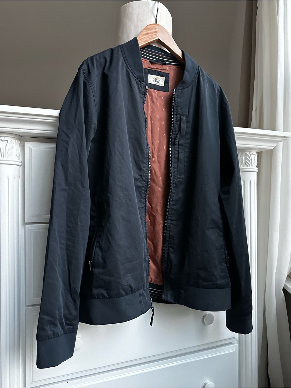 Marine Layer Cotton Bomber Jacket